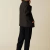 NÍCOLI ABRIGO CRUZADO ESPIGA GRIS< Ropa De Abrigo