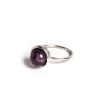 NÍCOLI ANILLO ESFERA PLATEADO AMATISTA< Anillos