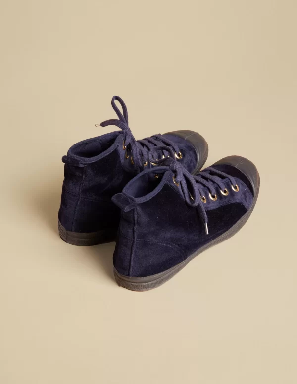 NÍCOLI BENSIMON TERCIOPELO AZUL< Zapatos | Zapatos
