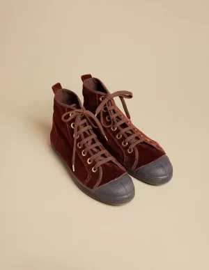 NÍCOLI BENSIMON TERCIOPELO MARRÓN< Zapatos | Zapatos