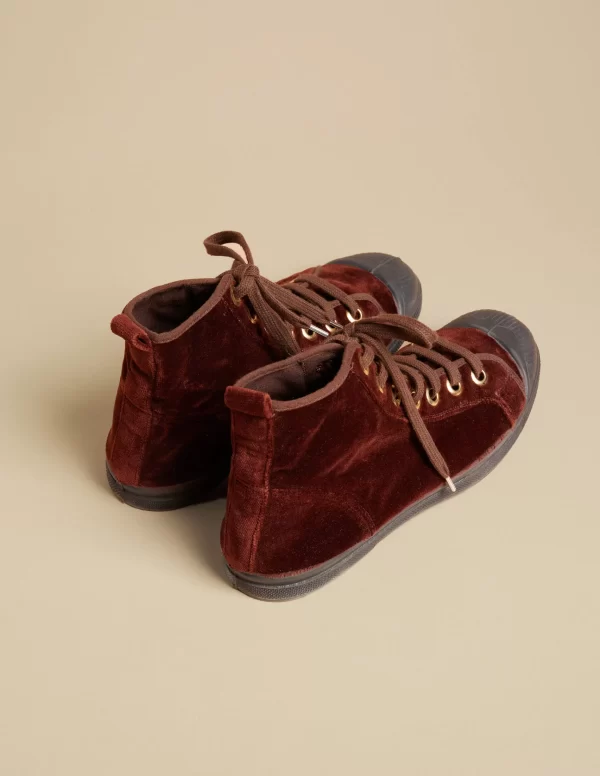 NÍCOLI BENSIMON TERCIOPELO MARRÓN< Zapatos | Zapatos