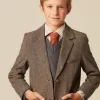 NÍCOLI BLAZER ESPIGA MARRÓN RY AZUL< Ropa De Abrigo | Blazers
