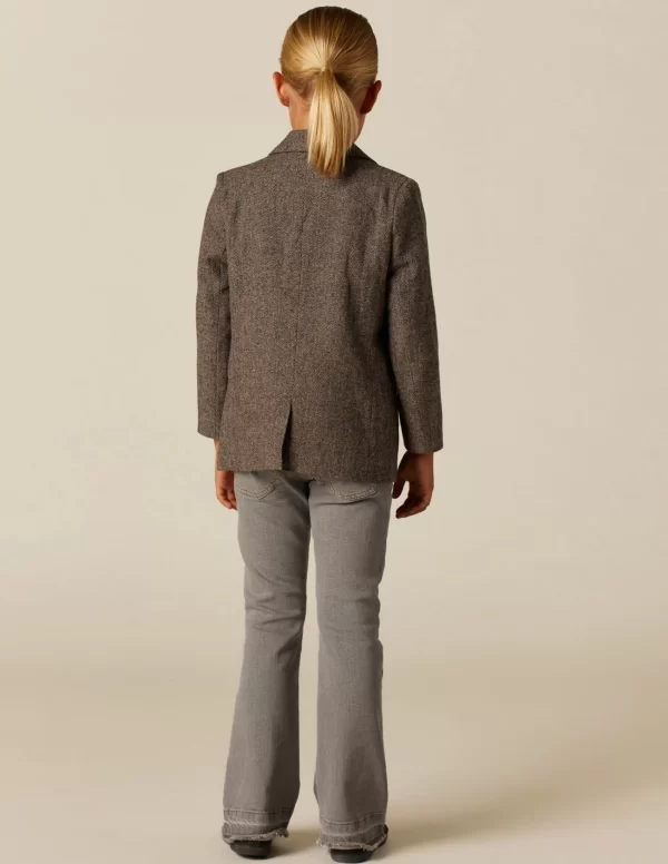 NÍCOLI BLAZER ESPIGA MARRÓN RY AZUL< Ropa De Abrigo | Blazers