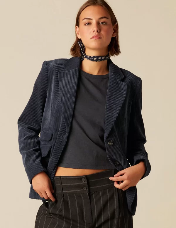 NÍCOLI BLAZER PANA AZUL< Blazers