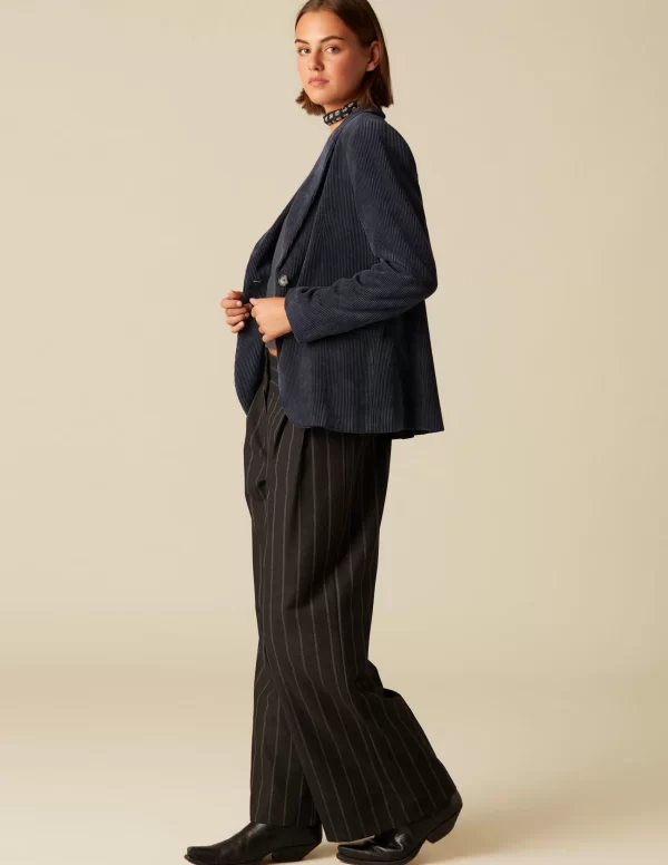 NÍCOLI BLAZER PANA AZUL< Blazers