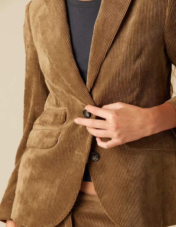NÍCOLI BLAZER PANA MARRÓN< Blazers