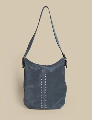 NÍCOLI BOLSO GR SERRAJE AZUL TACHAS< Bolsos
