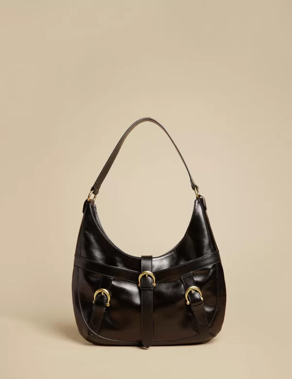 NÍCOLI BOLSO HEBILLAS NEGRO< Bolsos