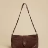 NÍCOLI BOLSO RETRO SERRAJE MARRÓN< Bolsos
