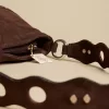 NÍCOLI BOLSO RETRO SERRAJE MARRÓN< Bolsos
