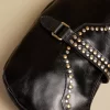 NÍCOLI BOLSO TACHAS NEGRO< Bolsos