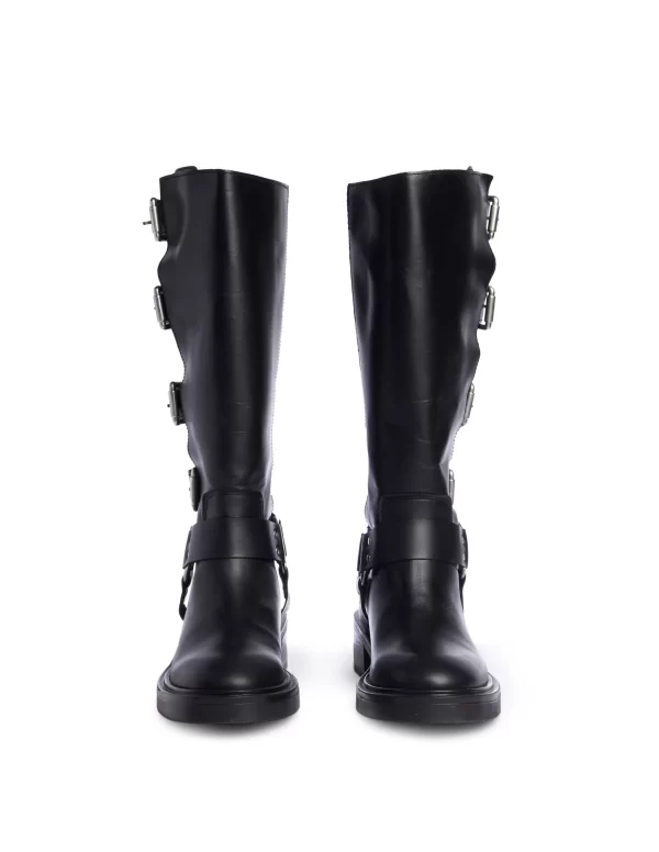 NÍCOLI Botas hebillas negras< Zapatos