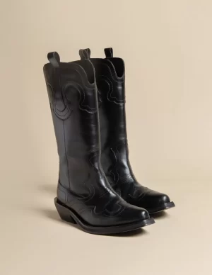 NÍCOLI BOTAS NEGRAS COWBOY< Zapatos