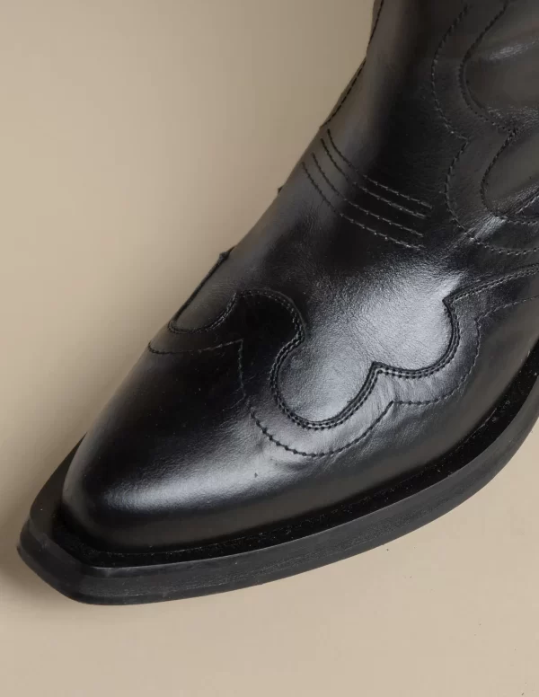 NÍCOLI BOTAS NEGRAS COWBOY< Zapatos
