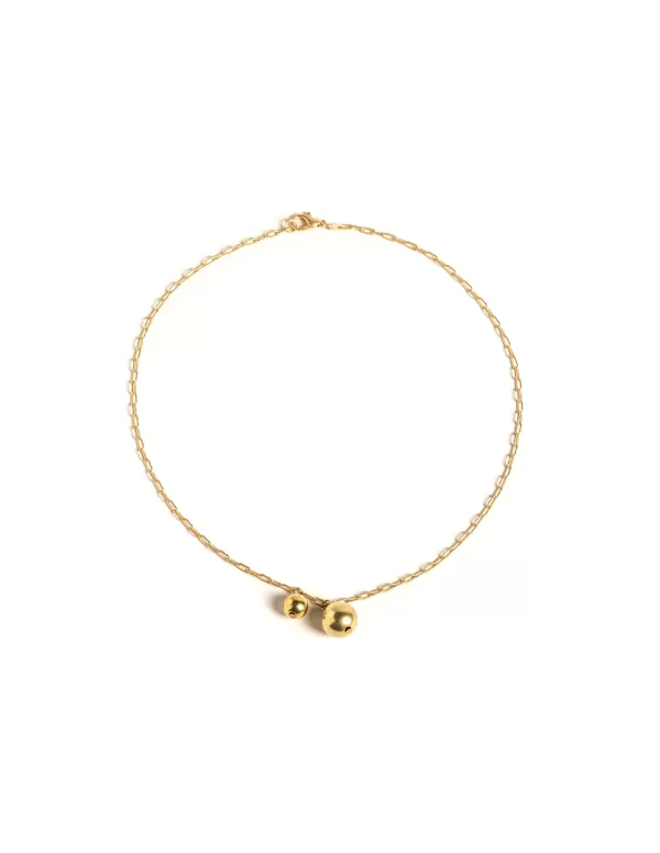 NÍCOLI CADENA ESFERAS DORADA< Collares Y Gargantillas