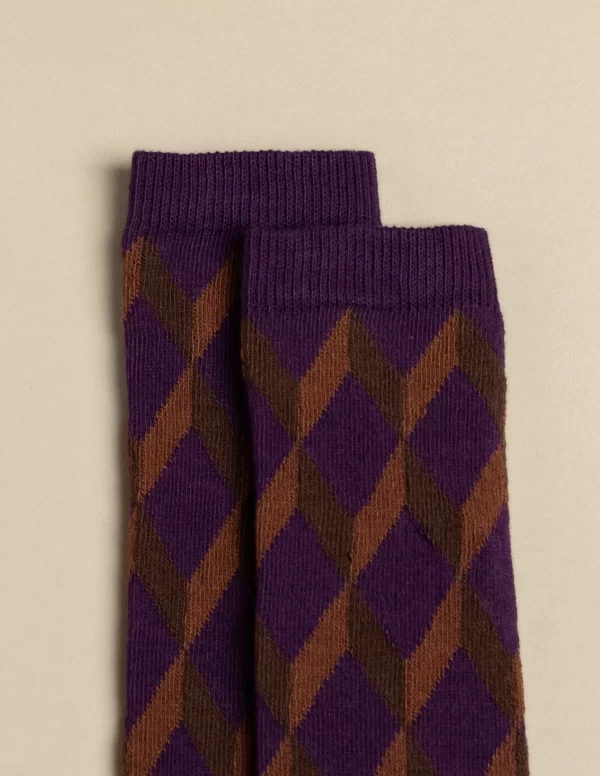 NÍCOLI CALCETIN GEOMéTRICO< Calcetines | Calcetines
