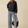 NÍCOLI CAMISA ANTRACITA TIRA ENCAJE< Camisas