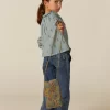 NÍCOLI CAMISA AZUL FLOR PEQUEÑA< Camisas