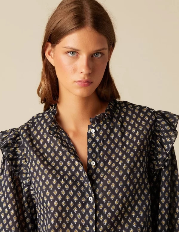 NÍCOLI CAMISA BUTI AZUL< Camisas