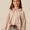 NÍCOLI CAMISA CRUDA FLOR MARRÓN< Camisas