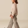NÍCOLI CAMISA CRUDA FLOR MARRÓN< Camisas
