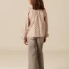 NÍCOLI CAMISA CRUDA FLOR MARRÓN< Camisas