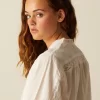 NÍCOLI CAMISA CRUDA TIRA ENCAJE< Camisas