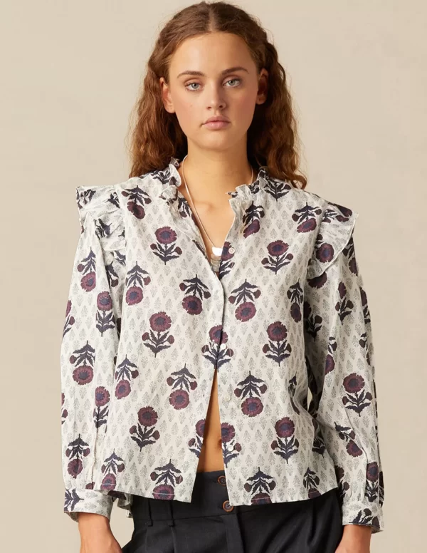 NÍCOLI CAMISA FLOR BUTI< Camisas