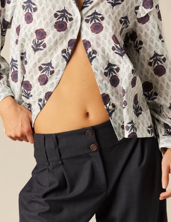 NÍCOLI CAMISA FLOR BUTI< Camisas