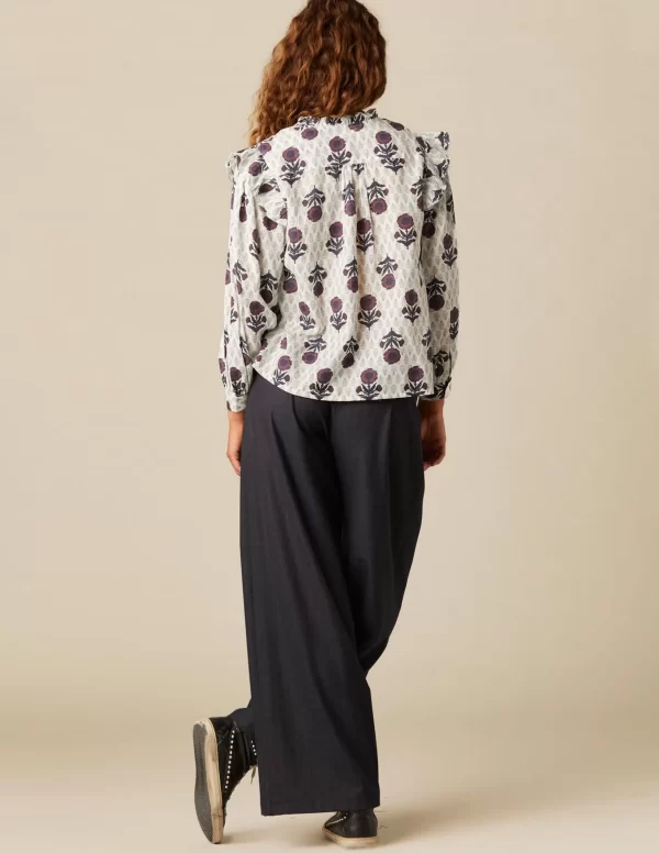 NÍCOLI CAMISA FLOR BUTI< Camisas