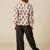 NÍCOLI CAMISA FLOR BUTI OCRE< Camisas