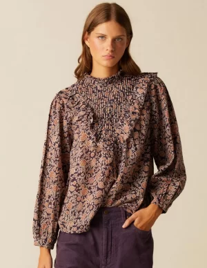 NÍCOLI CAMISA FLOR HOJA< Camisas