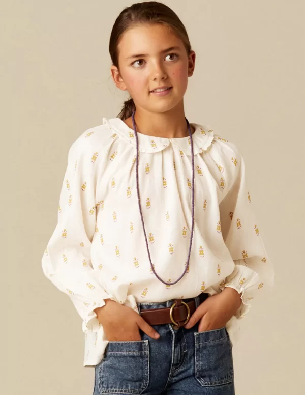 NÍCOLI CAMISA FLOR PEQUEÑA< Camisas