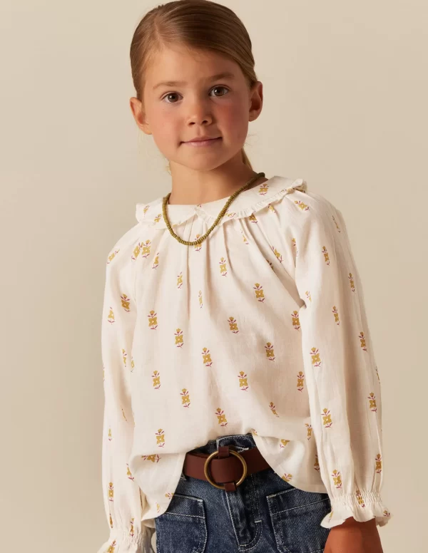 NÍCOLI CAMISA FLOR PEQUEÑA< Camisas