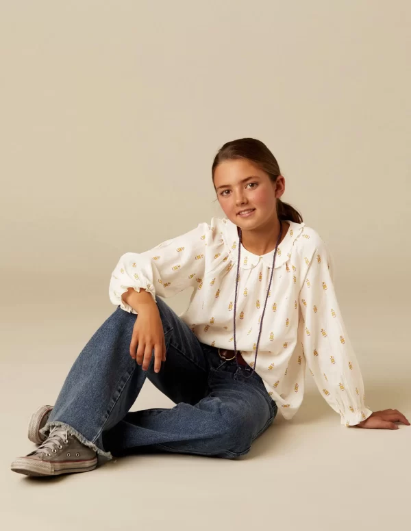 NÍCOLI CAMISA FLOR PEQUEÑA< Camisas