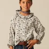 NÍCOLI CAMISA FLOR PESPUNTE AZUL< Camisas