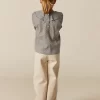 NÍCOLI CAMISA HOJITAS AZUL< Camisas