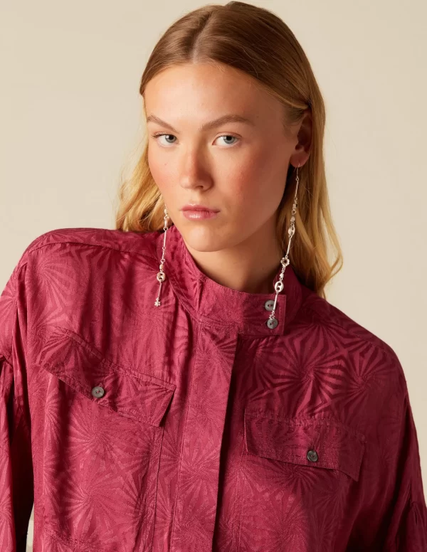 NÍCOLI CAMISA JACQUARD FRESA< Camisas