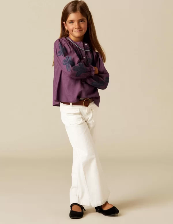 NÍCOLI CAMISA MORA BORDADO FLOR< Camisas