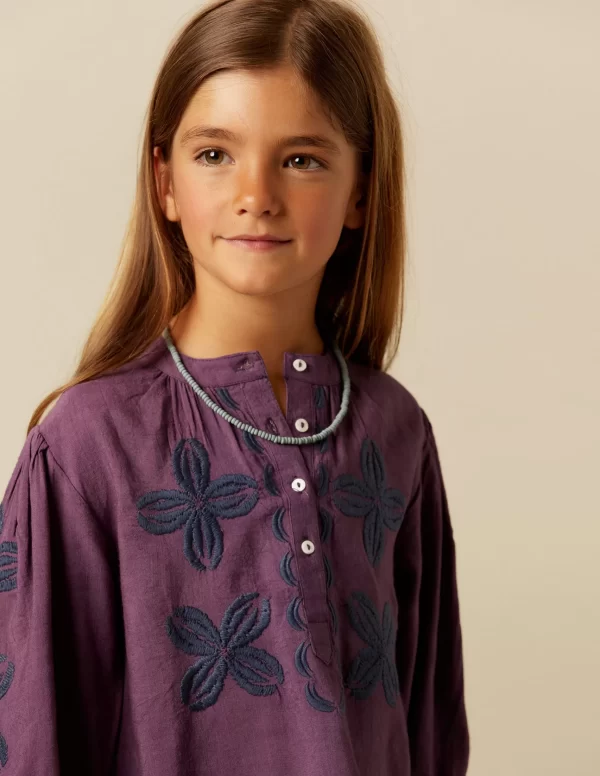 NÍCOLI CAMISA MORA BORDADO FLOR< Camisas