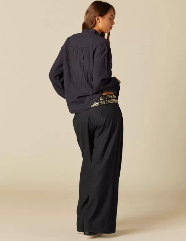 NÍCOLI CAMISA PERKINS AZUL< Camisas