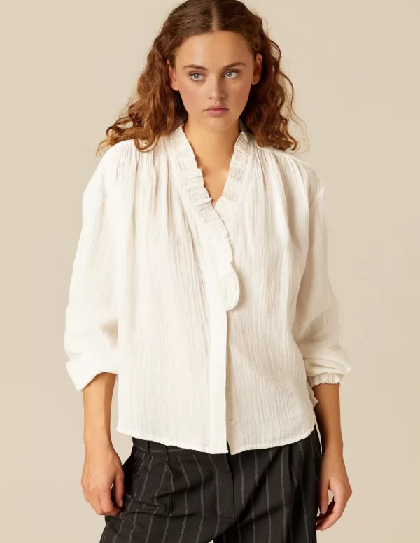 NÍCOLI CAMISA PERKINS CRUDA< Camisas
