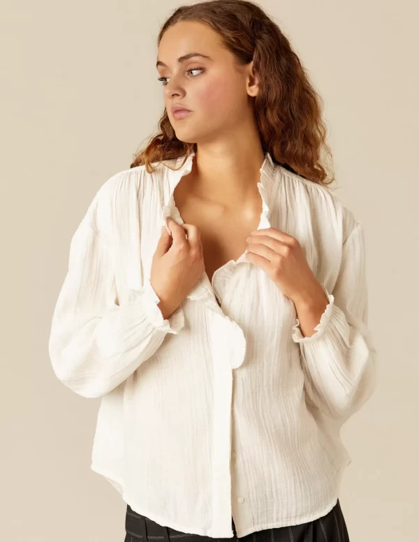 NÍCOLI CAMISA PERKINS CRUDA< Camisas