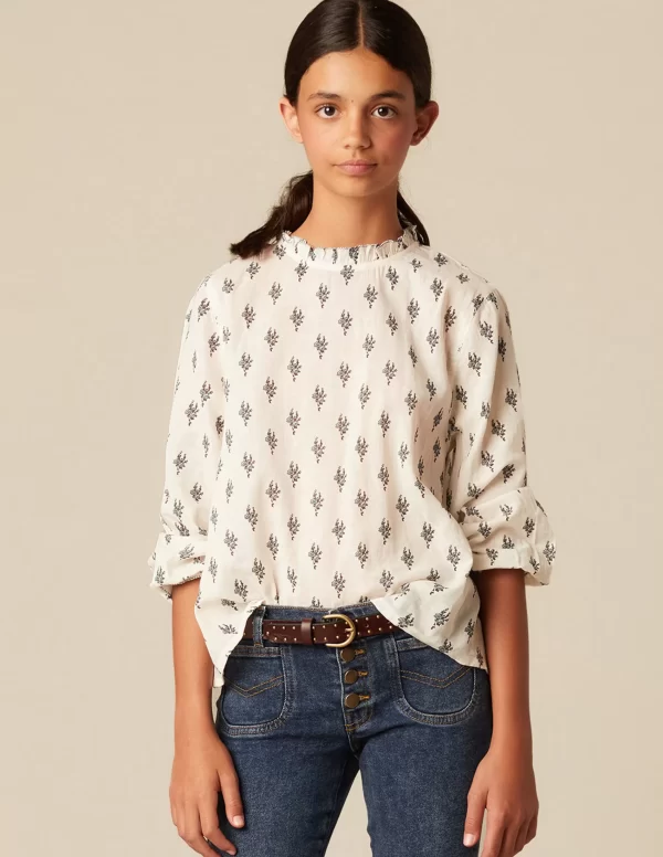 NÍCOLI CAMISA RAMOS AZUL< Camisas