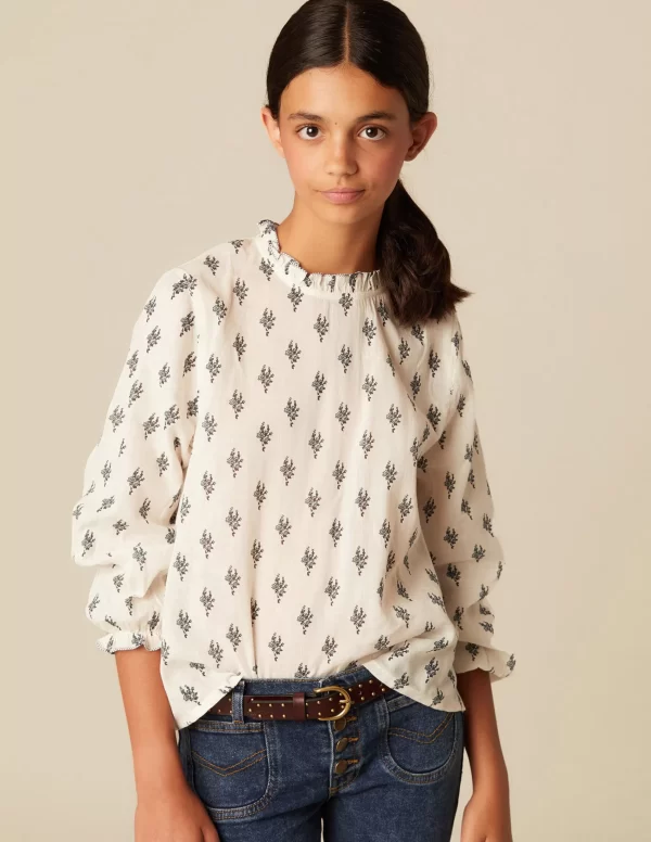 NÍCOLI CAMISA RAMOS AZUL< Camisas