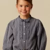 NÍCOLI CAMISA RAYA AZUL LUREX< Camisas