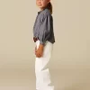 NÍCOLI CAMISA RAYA AZUL LUREX< Camisas