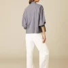 NÍCOLI CAMISA RAYA AZUL LUREX< Camisas