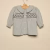 NÍCOLI CAMISA RAYA AZUL NIDOS< Camisas