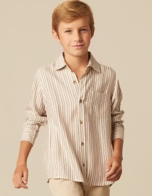 NÍCOLI CAMISA RAYA VERDE< Camisas